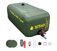 XITAO 29Gal/110L Water Storage Bladder w/Water Level Indicator, Large Capacity Foldable Water Storage Containers, Portable Emergency Water Tank Water Bag for RVs, Fire Prevention, Irrigation