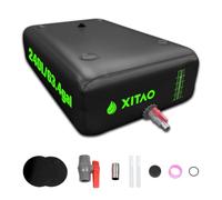 XITAO 63Gal/240L Water Storage Bladder w/Water Level Indicator, Large Capacity Foldable Water Storage Containers, Portable Emergency Water Tank Water Bag for RVs, Fire Prevention, Irrigation