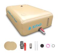 XITAO 63Gal/240L Water Storage Bladder w/Water Level Indicator, Large Capacity Foldable Water Storage Containers, Portable Emergency Water Tank Water Bag for RVs, Fire Prevention, Irrigation