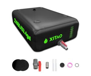 XITAO 63Gal/240L Water Storage Bladder w/Water Level Indicator, Large Capacity Foldable Water Storage Containers, Portable Emergency Water Tank Water Bag for RVs, Fire Prevention, Irrigation