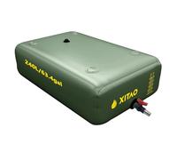 XITAO Water Storage Bladder w/Water Level Indicator, Large Capacity Foldable Water Storage Containers, Portable Emergency Water Tank Water Bag for RVs, Fire Prevention, Irrigation (63Gal)