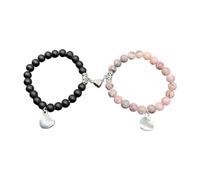 XITEA 2Pcs Stylish Bracelet Set Love Distance Matching Bracelet Show Your Love and Intimacy Suitable for Various Occasion