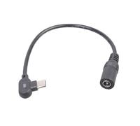 XITEA 90 Degree USB Type C Power Converter Cable 5.5x2.1mm Female Port 3A 9V 20V Output For Networking Devices LED Lighting Systems Home Security Power Cable