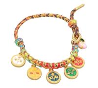 XITEA Adjustable Rope Bracelet Colorful Hand Woven Handchain Stylish Five Way God of Wealth Bangle Handmade Weaving Wristband