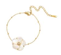 XITEA Elegant Floral Pearls Bracelet Offering Stylish Styles and Versatility Complements any Outfit From Casual to Formal
