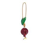 XITEA Elegant Pomegranate Design Leather Accessory Creative Keychain Pendant Charm for Fashionable Women and Buyers