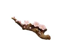 XITEA Flower Ceramic Pen Rest Decoration Calligraphy Paperweight Calligraphy Brush Holder For Antithetical Couplet Writing Porcelain Brush Rest