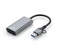 XITEA Memory Card Reader USB3.2 Gen 2 Port Fast 10Gbps Transfer Speed For Digital 4k Video Workflows USB C Card Reader For Type A