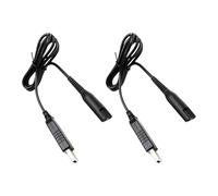 XITEA Pack of 2 Braided USB Charging Cable for Electric Shavers. Fast 1 2 m Long Cable with Reinforced Ends Travel-friendly Wire