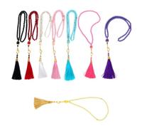 XITEA Practical Islamics Worship Accessory Set of 8 Sturdy Glass Prayer Beads for Devout Muslims and Cultural Enthusiasts