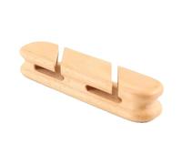 XITEA Self-Adhesive Desk Wire Clips Organiser Made of Wood MultiSlot Cable Clips for Desk Home Car Office Accessories Fixer Management