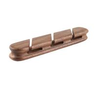 XITEA Self-Adhesive Desk Wire Clips Organiser Made of Wood MultiSlot Cable Clips for Desk Home Car Office Accessories Fixer Management