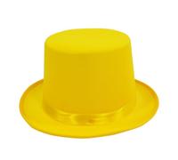 XITEA Trendsetting Flat Brimmed Hat with Ribbon for the Modern Wear Elegant Ribbon Hat for Stage Shows Magician Costume