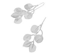 XITEA Women's Ginkgos Leaf Choker Necklace Ginkgos Leaf Pattern Necklace Earrings Accessory for Enhancing Your Outfits