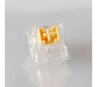 xitoio Honey Peach Switch V2 RGB, Transparent Pre-Lubed Silent Linear Switch for Custom Mechanical Keyboard (Size : 70PCS)