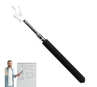 xitoio Telescopic Teachers Pointer, 1/4 Teaching Pointer Stick Finger Pointer Stick, Handheld Presenter, Hand Pointers for Teaching, Lecture, Presentations (Black)