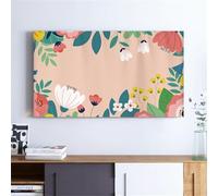 xitoio TV Screen Protector Cover - All-Inclusive Elastic Dust-Proof Cover for 22” to 75” TV/PC Display (inflorescence, 55 inches)