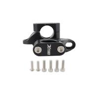 Xitomer 1 1/8" 28mm Motorcycle ATV Dirt Bike Motocross Offset Handlebar Risers With Clamps, Fit for HONDA, SUZUKI, Kawasaki, BMW, Yamaha, Aprilia, Triumph (Black)
