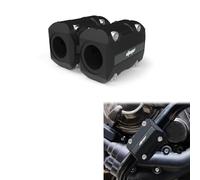 Xitomer 1 Pair 22mm/25mm/28mm Motorcycle Engine Guard Bumper Crash Bar Protectors, Motorcycle Crash Bar Protectors Frame Sliders (Titanium)