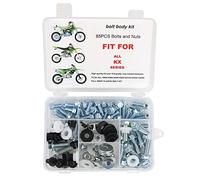 Xitomer 85 PCS Body Plastic Frame Fender Bolts Kit Fit for Kawasaki KX60 KX65 KX80 KX85 KX125 KX250 KX500, ATV Plastic Bodywork Bolts Kit