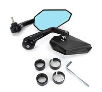 Xitomer Mororbike Bar End Mirrors Fit for CB125R/VFR800/Grom MSX125/CBR600RR/CB500X/Tiger 800/Daytona/Thruxton 900/Speed Triple/Scrambler Rear View Mirrors Side Mirrors