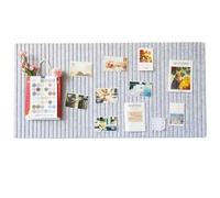 XIUCAI Color Self-Adhesive Felt Pin Board, Modern Aesthetic Home Decor Wall Display Board, for Office Workplace Classroom Kids Room, with Push Pins,Silver Gray,120 * 240cm
