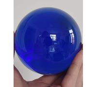 XIUCAI Feng Shui Crystal Ball, Purifies Energy, Boosts Power, Wealth & Luck, Perfect for Yoga, Meditation, Photography & Fortune Telling Decor,Blue,100mm