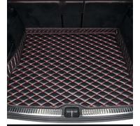 XIUDAM Car Leather Boot Liner Mat for MG MG5 EV (Estate) 2020 2021 2022, Trunk Protector Mat Waterproof Non-Slip Tray Liners Luggage Mat Custom Fit Interior Accessory,C/Black and Red