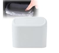XIUDAM Car Trash Can for Suzuki SX4 / SX4 S-Cross JY/GY/EY/RW /3Gen 2006-2025, Car Trash Can with Lid Hanging Car Bin for Seat Back Portable Interior Storage Box Easy Clean Accessories,B/White