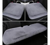XIUDAM Plush Car Front Seat Cushion Seat Covers for Dacia Dokker/Duster/Duster Van/Jogger Extreme/Lodgy 2000-2023 2024, Winter Soft and Warm Front Back Seat Pad Protector Mat Car Interior Accessories