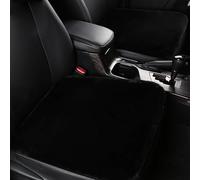 XIUDAM Plush Car Front Seat Cushion Seat Covers for VW Tiguan II Allspace 7 sièges 2017-2023 2024, Winter Soft and Warm Front Back Seat Pad Protector Mat Car Interior Accessories,A/Black