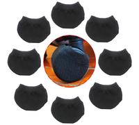 Xiufortion 8 PCS Luggage Suitcase Wheels Socks Dust Socks Prevents Dirt And Rolling Keep Floors Clean Luggage Wheels Cover Socks, Black, Suitcase Wheels Socks