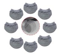 Xiufortion 8 PCS Luggage Suitcase Wheels Socks Dust Socks Prevents Dirt And Rolling Keep Floors Clean Luggage Wheels Cover Socks, Grey, Suitcase Wheels Socks