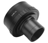 Xiuganpo 1.25in Aluminium Alloy Telescope Adapter Ring for M4/3 Camera, Easy Installation for Astronomical Telescope Images, Black 1.25in T Mount Ring, for Astrophotography Enthusiasts