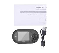 Xiuganpo 10 Beat Piano Guitar Metronome User-Friendly Design Universal Rhythm Meter for Musicians Rechargeable Lithium Battery (Black)