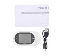 Xiuganpo 10 Beat Piano Guitar Metronome User-Friendly Design Universal Rhythm Meter for Musicians Rechargeable Lithium Battery (White)