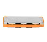 Xiuganpo 10 Hole Harmonica, 1.0mm Brass Base Blues Harmonica, Beginner