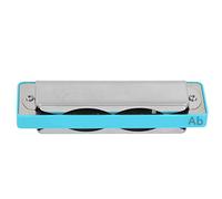 Xiuganpo 10 Hole Harmonica, 1.0mm Brass Base Blues Harmonica, Beginner
