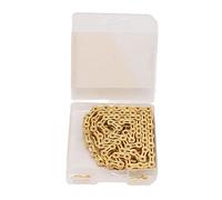 Xiuganpo 10 Speed Bike Chain Hollow Pin Outer Chamfer Design for Road Mountain Bicycle, Smooth Shifting Durable Alloy Steel Drivetrain Replacement (Gold)