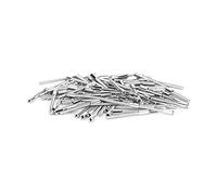 Xiuganpo 100pcs 0.9mm Stainless Steel Watch Winding Stems Set Precision Replacement Accessory for Watch Movement Repairing for Amateurs