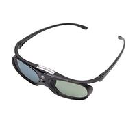 Xiuganpo 1080P 3D Shutter Glasses Ghosting Reduction Long Battery Life Lithium Battery for, Myopic Users Black 1 Pc (Black)