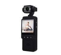 Xiuganpo 1080P HD Small Body Cam, Wearable HD 360 Degree Rotatable Sport Camera with Night, Portable Pocket Camcorder for Law Enforcement, Security Guards, and Outdoor Activities