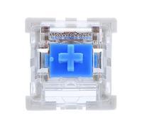 Xiuganpo 10Pcs Transparent Blue Switch Plate Mounted for NewGiant RGB Mechanical Keyboards Premium Material Long Service Life for Typists Plastic