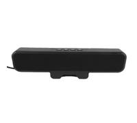 Xiuganpo 10W On Computer Speakers for Desktop, USB A USB C Wired Stereo Speaker Bar with Volume Control Mute Key, 1.5m Cable Length, Immersive Sound and Space Saving Design