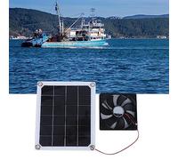 Xiuganpo 10W Solar Panel Exhaust Fan High Efficiency for Outdoor Emergency Charging Pet Rooms and Car Lightweight Monocrystalline 22 X 19cm