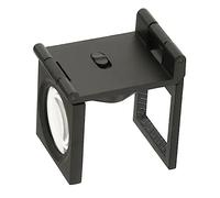 Xiuganpo 10X High Strength Folding Loupe Magnifier with Scale Lighting for Printing, Magnifying Glass for Paper and Printing Industry Verification and Ink Quality Control