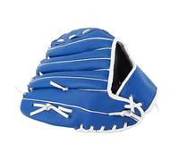 Xiuganpo 12.5 Inch Blue Softball Outfield Mitt with Durable Construction for Baseball Training, PU Material