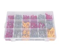 Xiuganpo 1200Pcs Mystical/Fantasy Retardant Electrical Wire Crimp Connector Fireproof Tinned Copper PVC Insulation