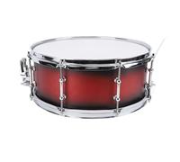 Xiuganpo 14" 8 Lug Snare Drum with PET Drumheads for Pop Music Performances Drummers White Strap