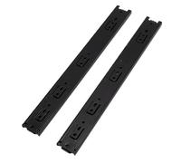 Xiuganpo 16 Inch Drawer Slides Heavy Duty 100lb Load Capacity Full Extension, Dual Ball Bearings Side Mount Cabinet Slides with Soft Close, Quiet Close for Kitchen Office Dressing Table